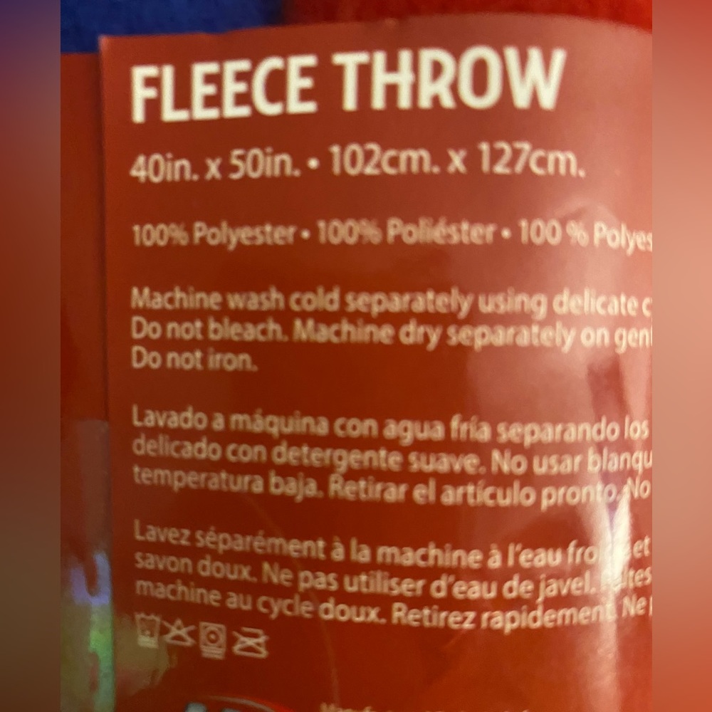 Fleece Throw - Picture 2 of 2